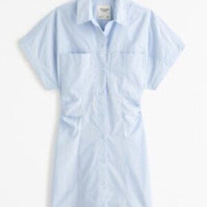 Abercrombie & Fitch: Women's Short-Sleeve Poplin Shirt Dress